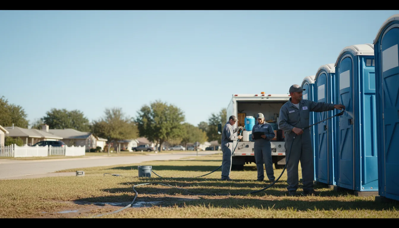 Long-Term Portable Toilet Rental in Hillsboro, TX near me